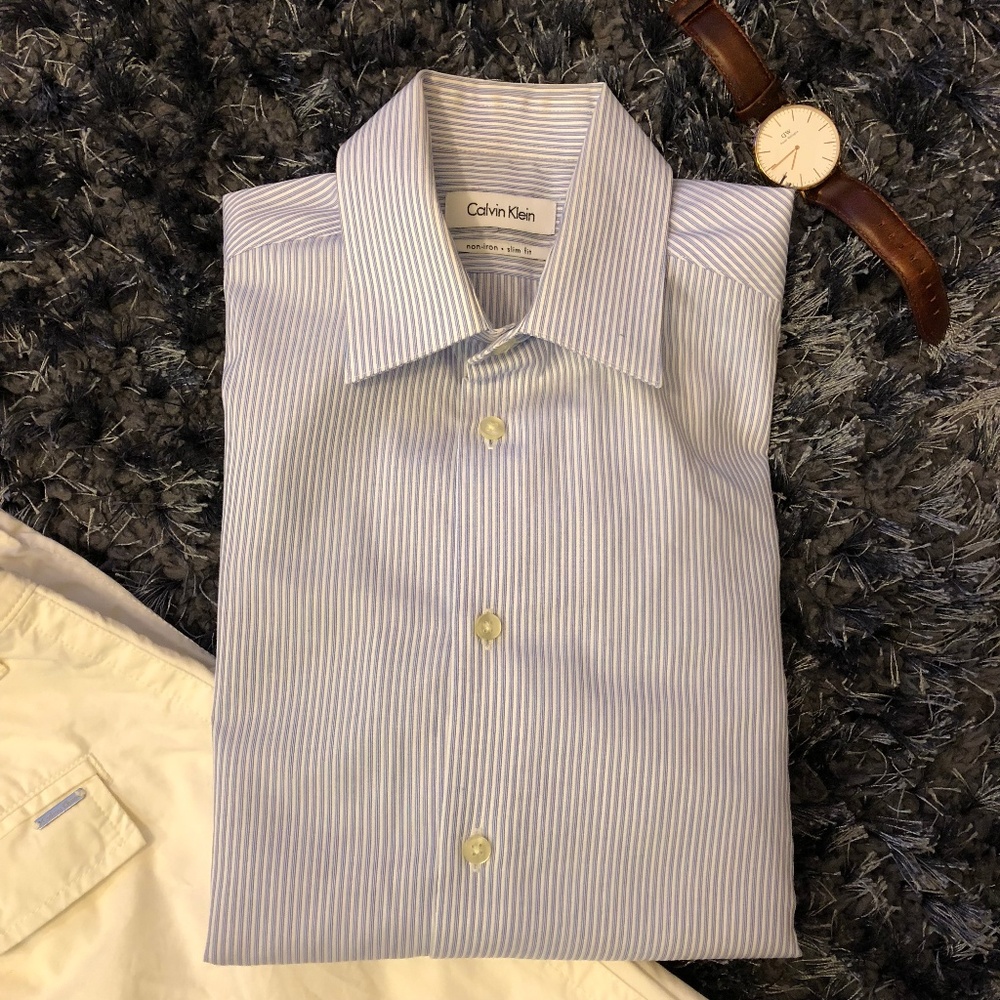Calvin Klein slim fit dress shirt